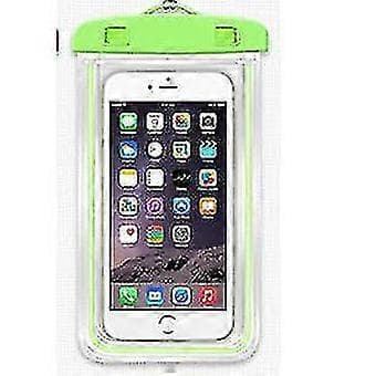 Transparent vattentät mobiltelefonväska (lila)