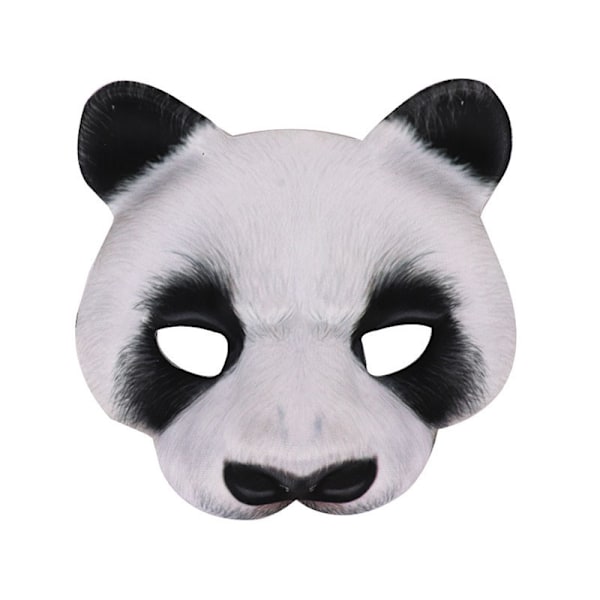 Panda-maske for voksne og barn