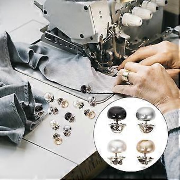 20 st Metall Brosch Kläder Dekorativa Broscher Flicka Pärla Säkerhetsbroschnålar