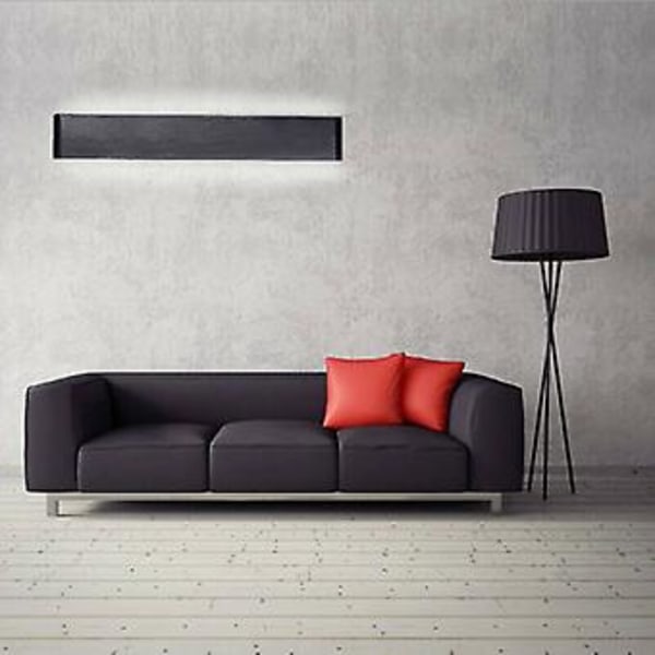 Moderne LED Væglampe Armatur Sconce Soveværelse Sengelampe Stue Gang Trappe Lys (Sort)