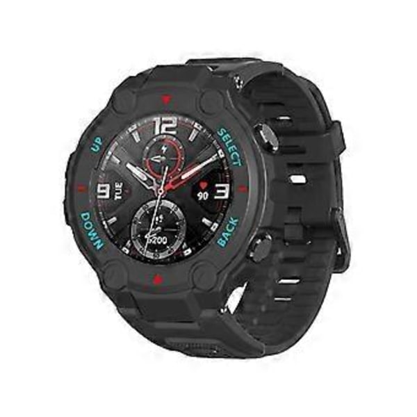 Passar för A mazfit Rex Pro Smartwatch Skyddande Skal (Svart röd blå)