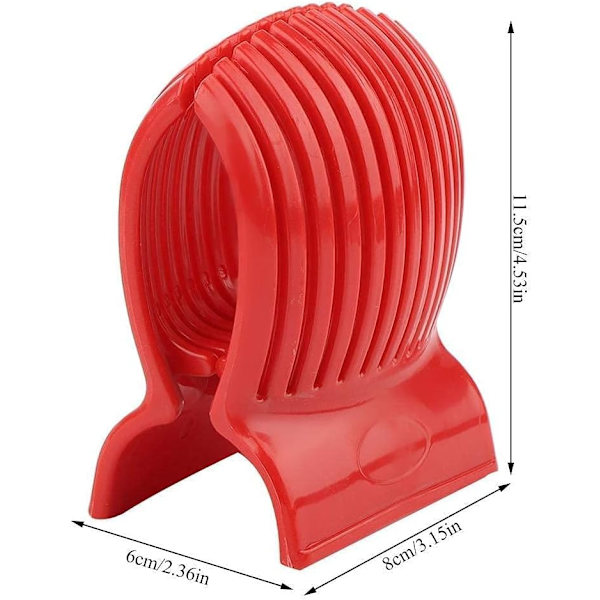 Tomatskærer, Tomatcitronskærer Frugt Cutter Løg Holder Kitc