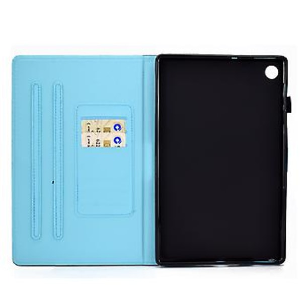 Färgad Ritväska för Samsung Galaxy Tab A9 (Färgad Uggla)