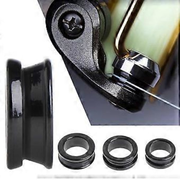 Fiskesnelle Line Roller Keramisk SIC Perfekt for Spinnfiske Snelle Glatt Tilbehør (12*8*5 )