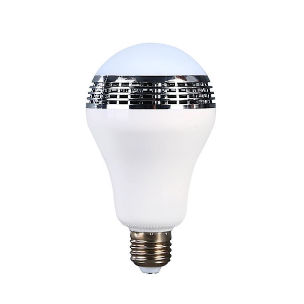 E27 3W Bluetooth Smart LED RGB Pære Trådløs Med Lydhøjttaler P
