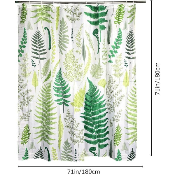 180x180cm (Green Leaf 4) Water Resistant Polyester Fabric Green L