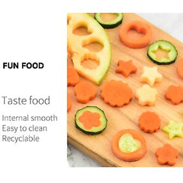 Kakformar i Rostfritt Stål, Blommönster, Kakor, Grönsaker, Frukt, Köksmodellering Verktyg (10-pack Blå)