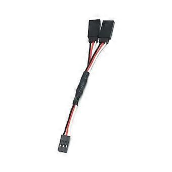 30-johdin/60-johdin Servo-jatkojohto Y-kaapeli Uros-Naaras Jatkojohdot Langat R C Helikoptereille (50cm 30 Johdin Musta)