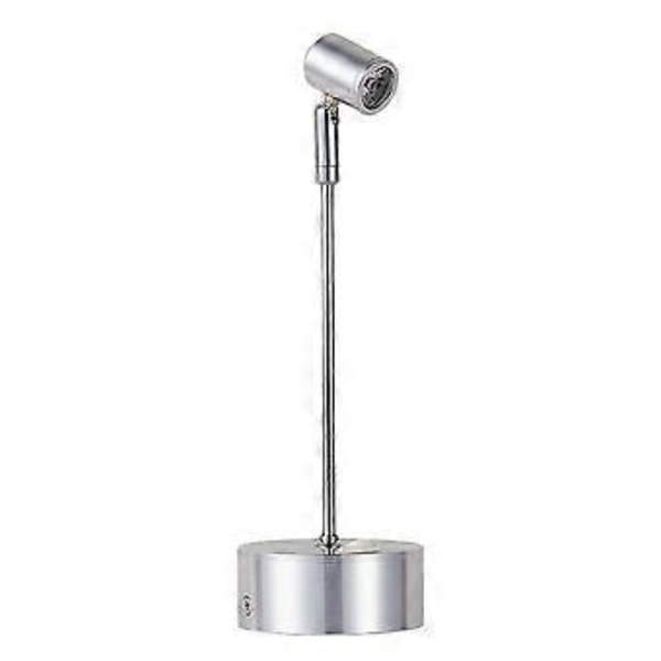 LED-spotlight för skyltfönster, smyckesmonter, utställningsskåp, LED-skrivbordslampa (1W leverans utan batteri)