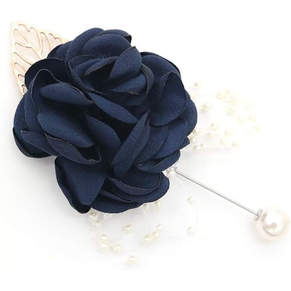 （blå）2 st bröllopsdekorationer flicka brudtärna corsage bal corsage bröllop de