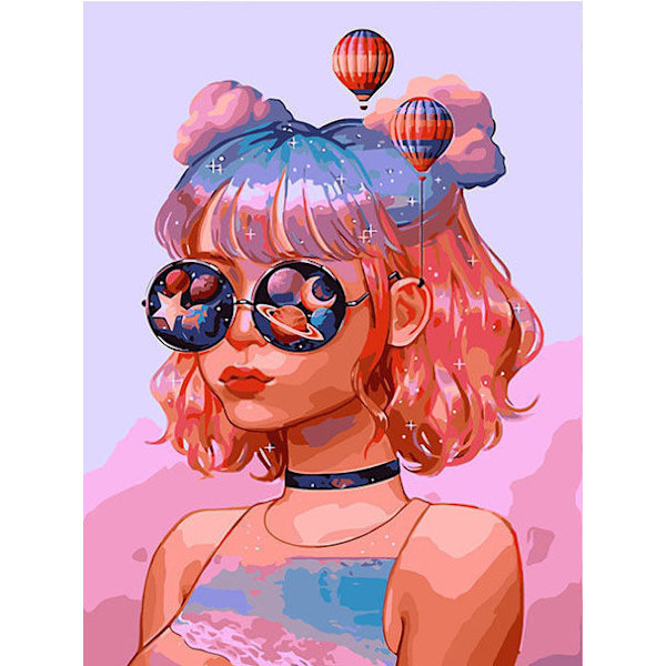 30x40 cm 3 5D DIY-timanttimaalaus, Anime-tuuli, DIY-timantti