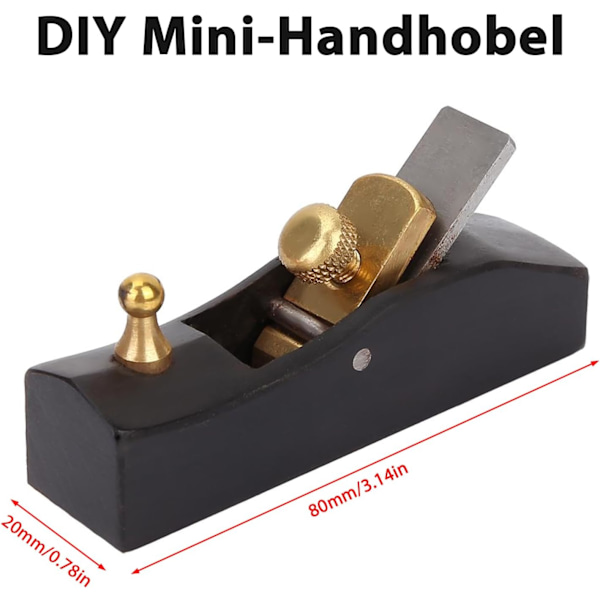 Mini Handhyvel, Träbearbetning Golvhyvel Trähyvling Kant