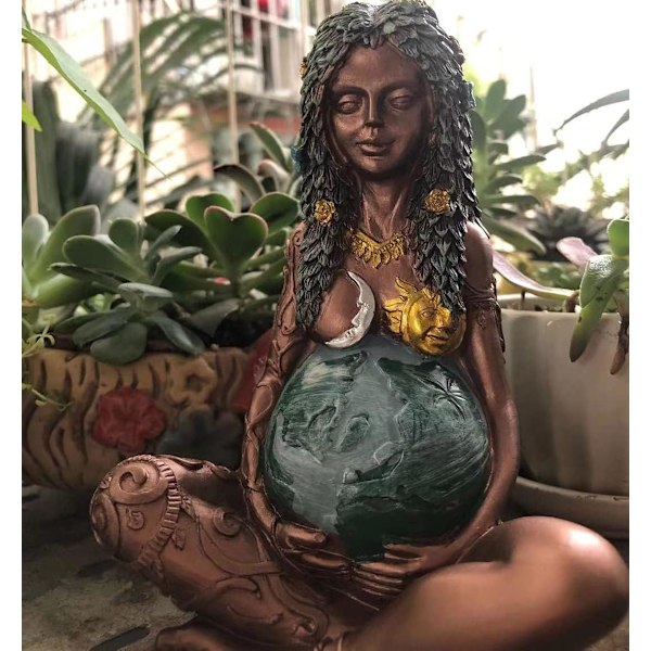 Jordemodergudinne-statue, Hjemmestatue, Moder Natur Moana Te