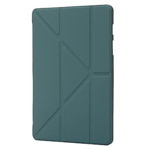 Læder Tablet Etui Til Samsung Galaxy Tab S9+ (Mørkegrøn)