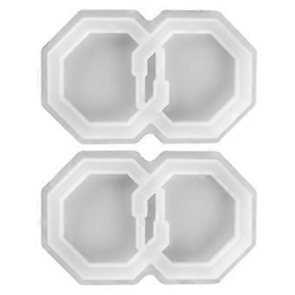 2 st Örhängen Silikonform Örhänge Smyckesform DIY Örhängen Tillbehör