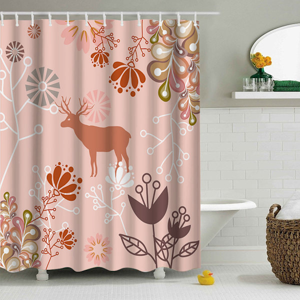 Bruseforhæng 180x180（Stil 9） – Maskinvaskbar tyk polyester