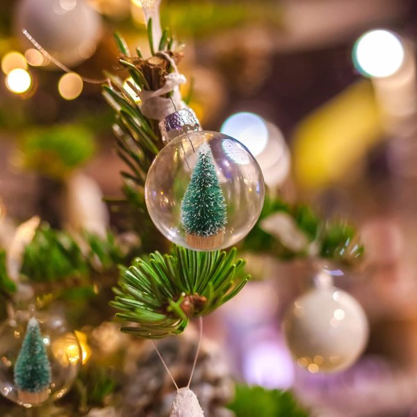 24-pack Miniatyrjulgranar, Juldekorationer för Konstprojekt