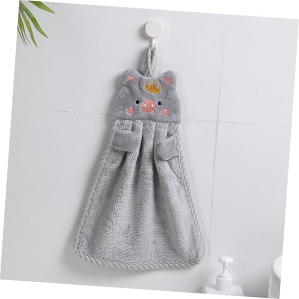 4 stycken hängande handdukar Babyhanddukar Barnhandduk Mikrofiber