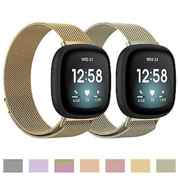 Fitbit Versa 3:lle Milanese-ranneke L 230mm