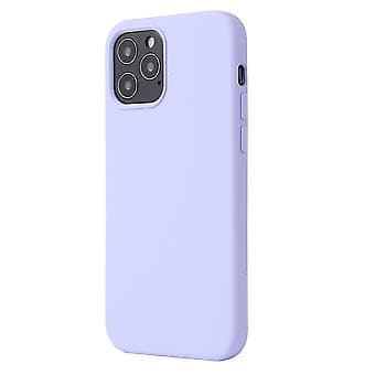 Flytende silikondeksel for iPhone 13 Mini (Lys lilla)