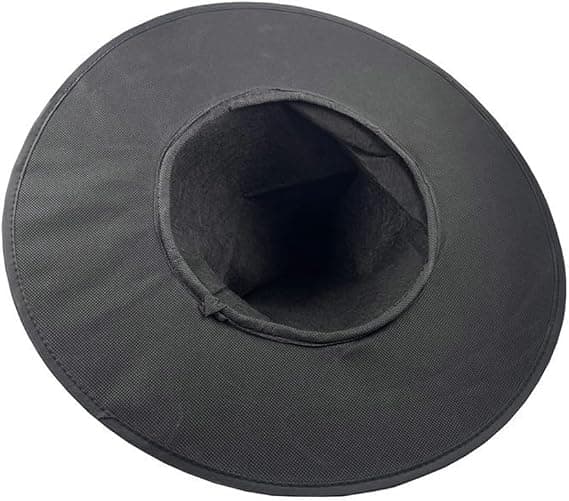 Halloween COS Troldmands-/Heksehat, til Maskeradeballer og Rollespilsfester, Sort Fløjlsplisseret Hat