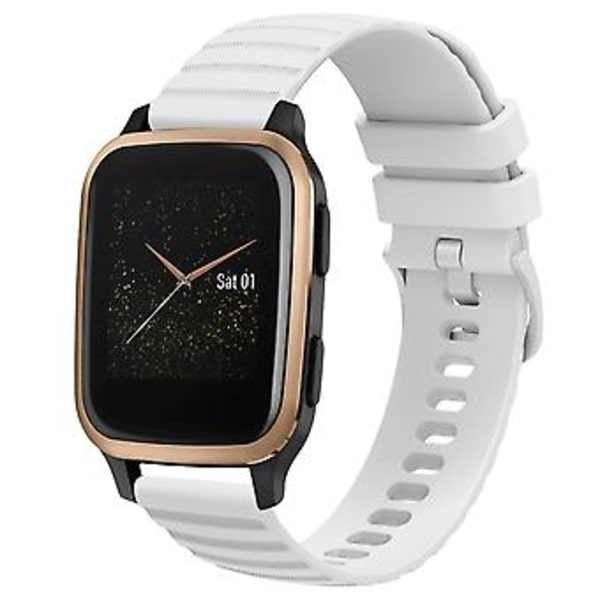 Silikoninen ranneke Garmin Venu SQ:lle (Valkoinen)