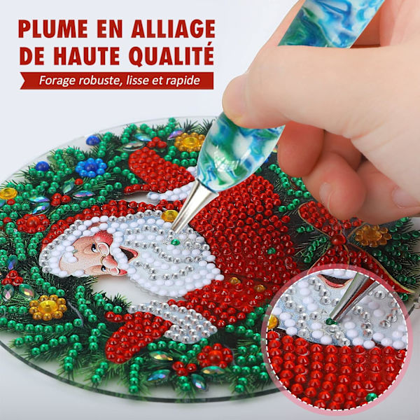 （6 x 22 x 1,8 cm）Diamantmålningspenna Kit 5D Diamantmålningspenna