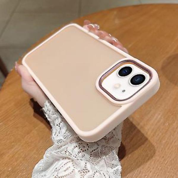 PC + TPU Telefondeksel for iPhone 12 / 12 Pro (Rosa)