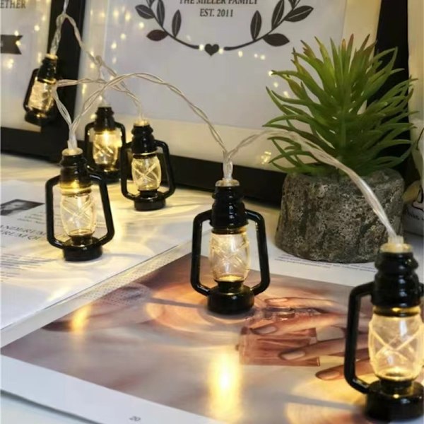 LED parafinlampe retro hestelampe jul utendørs bar hage seng