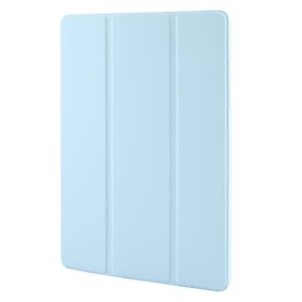 Kolminkertainen Nahkainen Tabletin Kotelo Samsung Galaxy Tab A9+:lle (Taivaansininen)