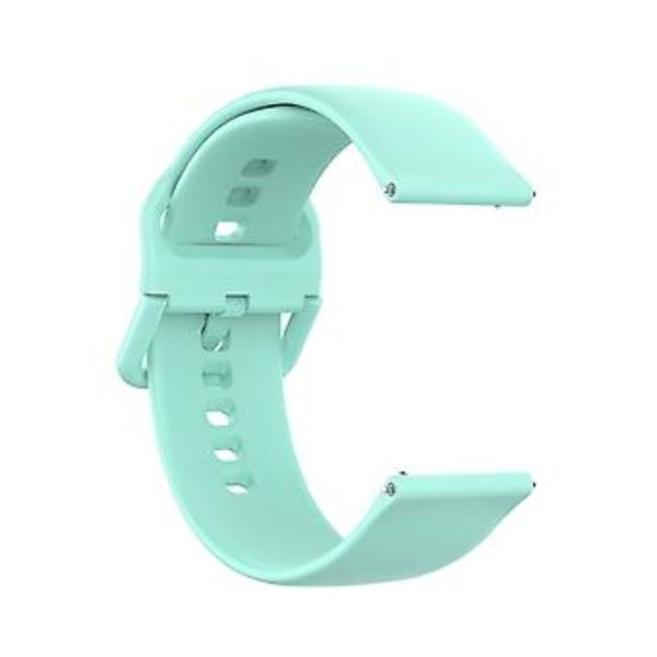 23mm Fargebeslag Silikon Armbåndsurrem for Fitbit Versa 2 / Versa / Versa Lite / Blaze, Størrelse: S (Grønn)