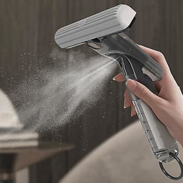 Liten Selvpressende Mopp med Spray, Slitesterk Tørr- og Våtmopp for Hjemmebruk og Soverom (Hode)