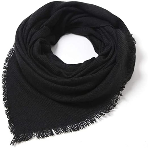 Tørklæder til kvinder Langt ternet tæppe Varmt Silkeblødt Cashmere Feel Tria