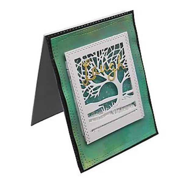 Träd Metall Skärformar Schablon DIY Scrapbooking Album Stämpel Papper Kort Embossing ( )
