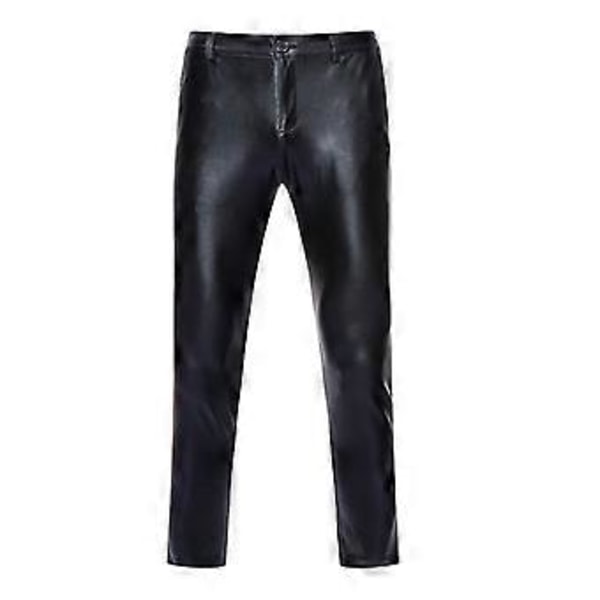 Miesten Skinny Kiiltävät Housut, Lava Disco Housut (XL Musta)