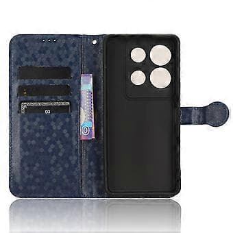 För Infinix Note 30 VIP 5G Telefon Plånboksfodral Prickigt Präglat Stativ PU Läderfodral