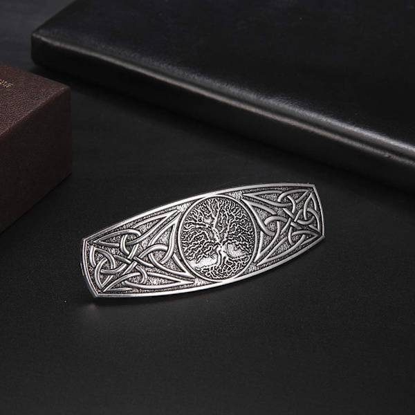 (Hopea)Vintage Naisten Hiukset Barrette Metalli Hiukset Leikke Tree of Lif