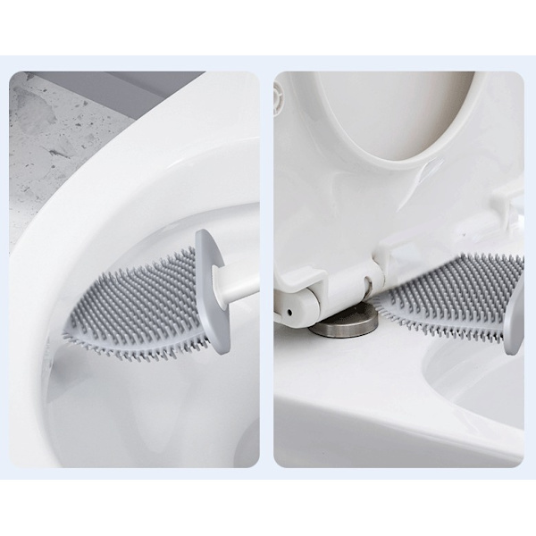 (Musta) WC-harja, Silikoni WC-harja ruostumattomasta teräksestä