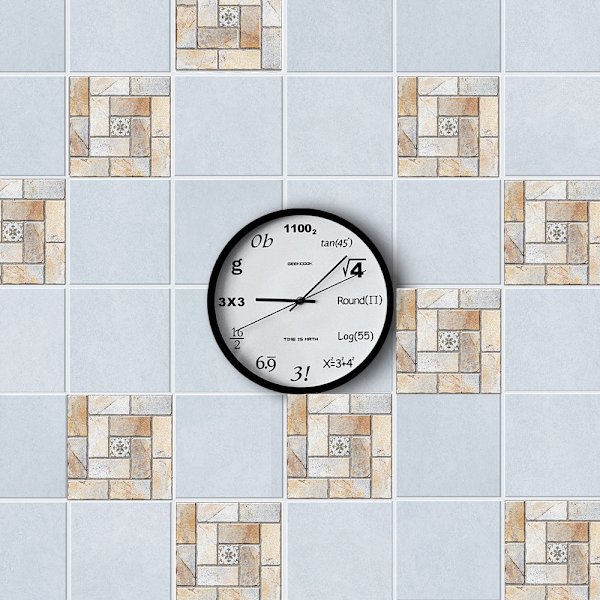 15 kpl itseliimautuvaa laattatarraa 10 x 10 cm, mosaiikkityyli