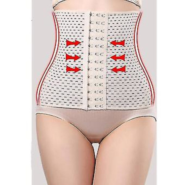 Kvinders Talje Er Korset Bælte: Under Tøj Sport Tum Torso Swear () # (XS BEIGE)