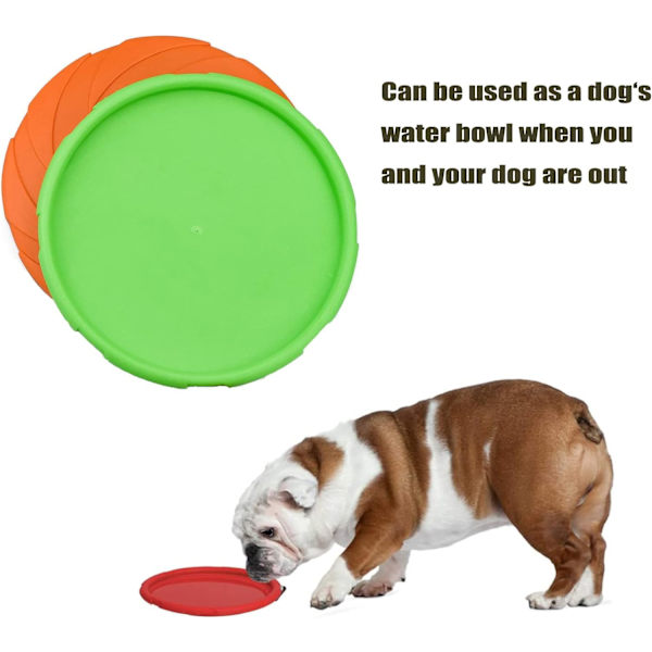 2-pack hundfrisbee, frisbees för hundar, frisbee leksak för hundar, frisbe