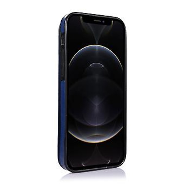 Stöttåligt PU + TPU-fodral (Blå)