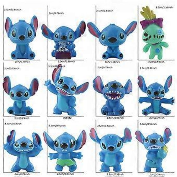 Disney Julkalender med dockor 2024 - 24 dagar med överraskningar, Lilo och Stitch figurer, modell, barnpresent