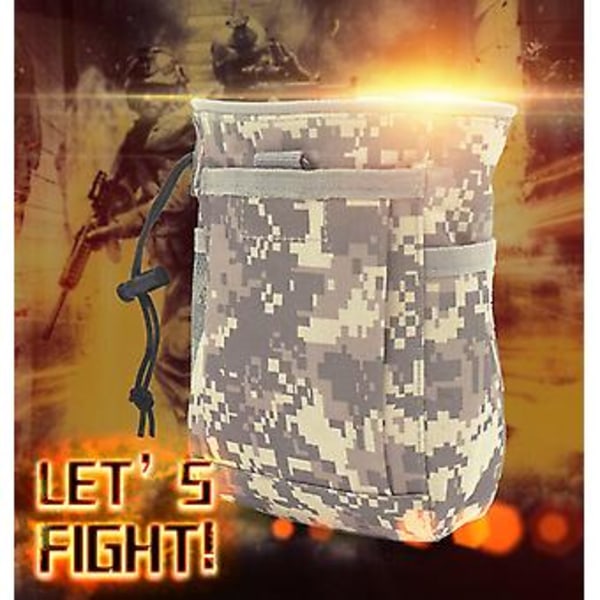 Taktisk Molle Utility Drop Dump Ficka Militär Jakt Vapen Ammunition Väska Kraftig (ACU)
