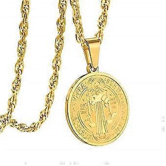Religiöst hängsmycke i sterlingsilver - 22\"