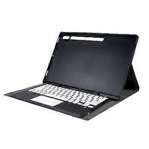 Bluetooth-tangentbord PU-fodral A910B-A (Svart Vit)