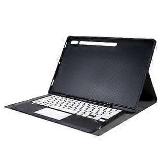 Bluetooth Tastatur PU Etui A910B-A (Sort Hvid)
