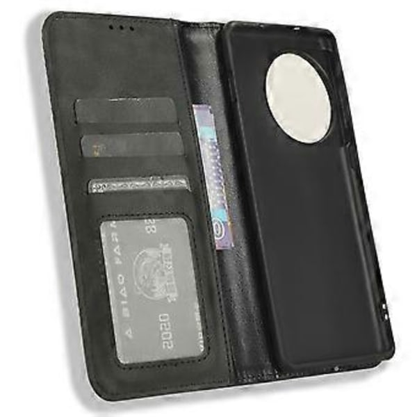 Retro PU-läderfodral för OnePlus Ace 2 Pro 5G, stötsäkert plånboksfodral med stativ (Stil D)