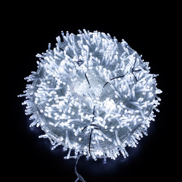 Valosarja 10M 100 LED kylmä valkoinen jouluvalot sisä- ja ulkokäyttöön