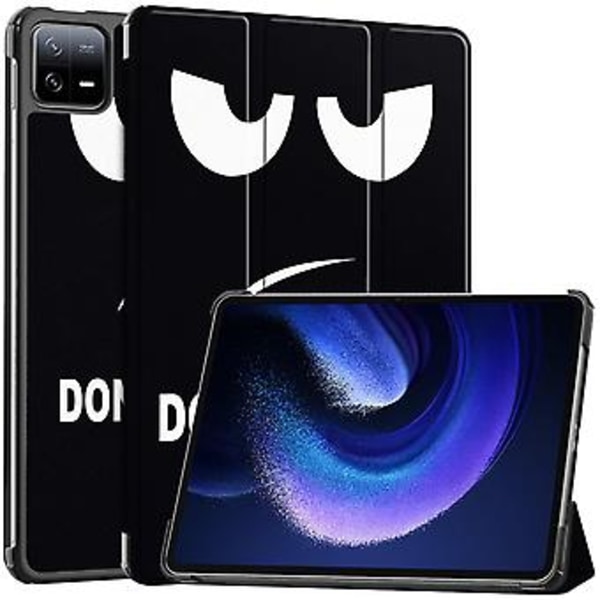 Malt farget smart lærveske for Xiaomi Pad 6 / 6 Pro (Big Eye ME)